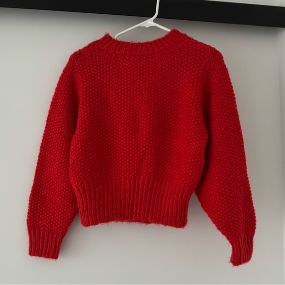 TopShop Chunky Crop Knit Sweater - Picture 2 of 4